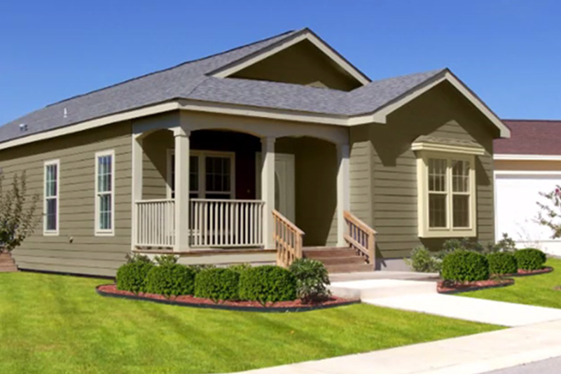 MH Advantage manufactured home with stylish exterior