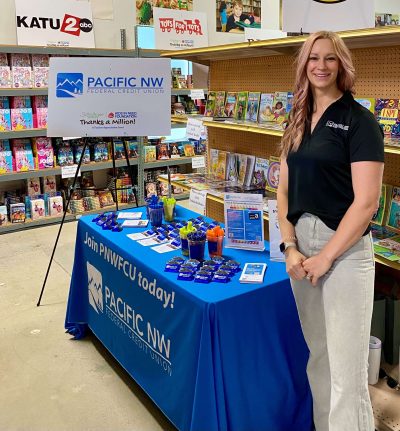 Employees at Schoolhouse Supplies event