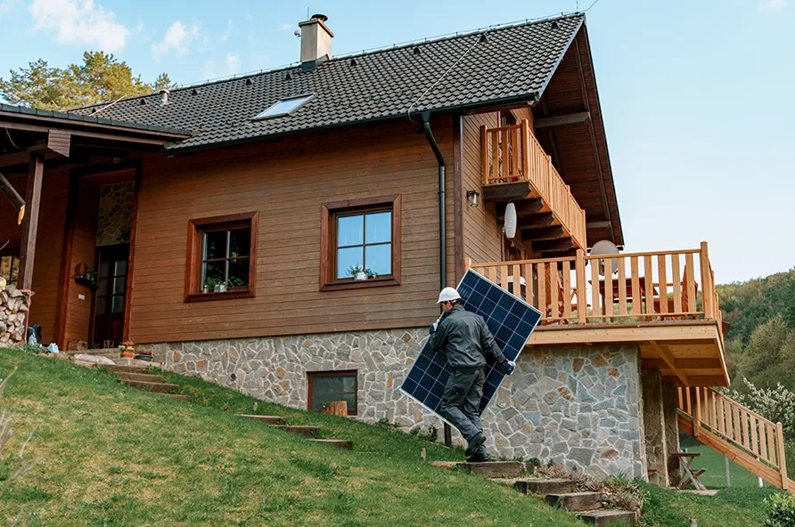 Installing solar panels